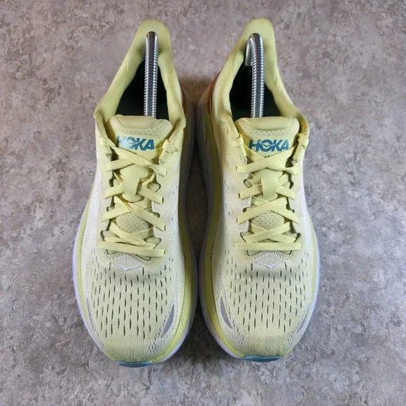 Hoka One One Clifton 8 Yellow Running Shoes Womens 8 B 1119394YPSC *Barely Worn. - Picture 3 of 9